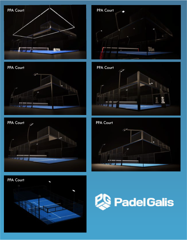 Padel Galis - Kentät